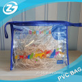 Hot Sale Waterproof PVC Cosmetic Clear Zipper Bag